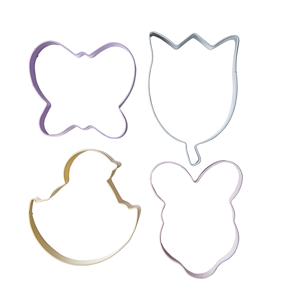 Set of 4 cookie cutter Easter design B