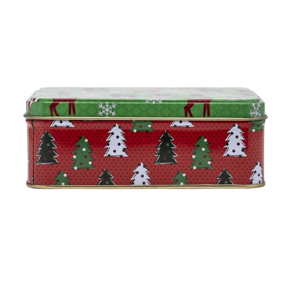 PUSZKA PROSTOKĄTNA 14,5X10,5X5,5 CM DEK. XMAS
