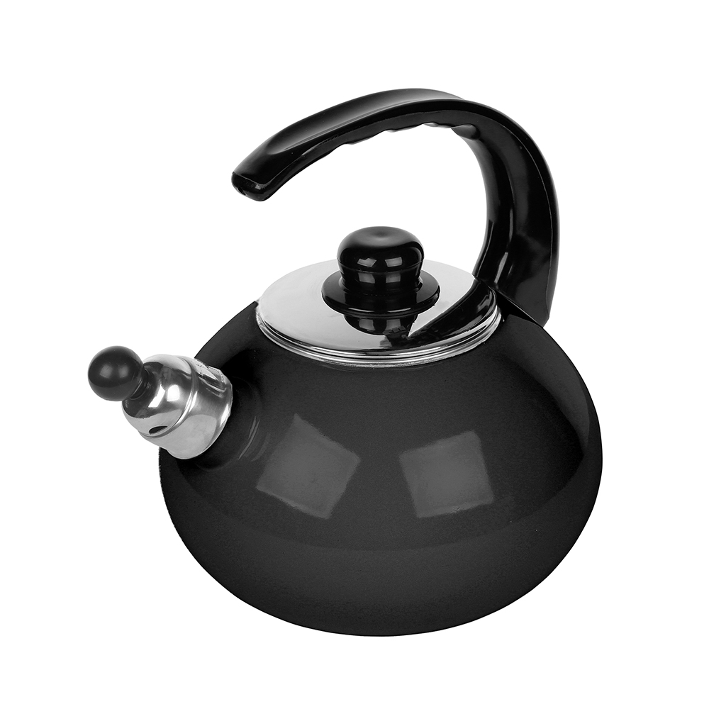 Enamelled kettle 2,5 L black