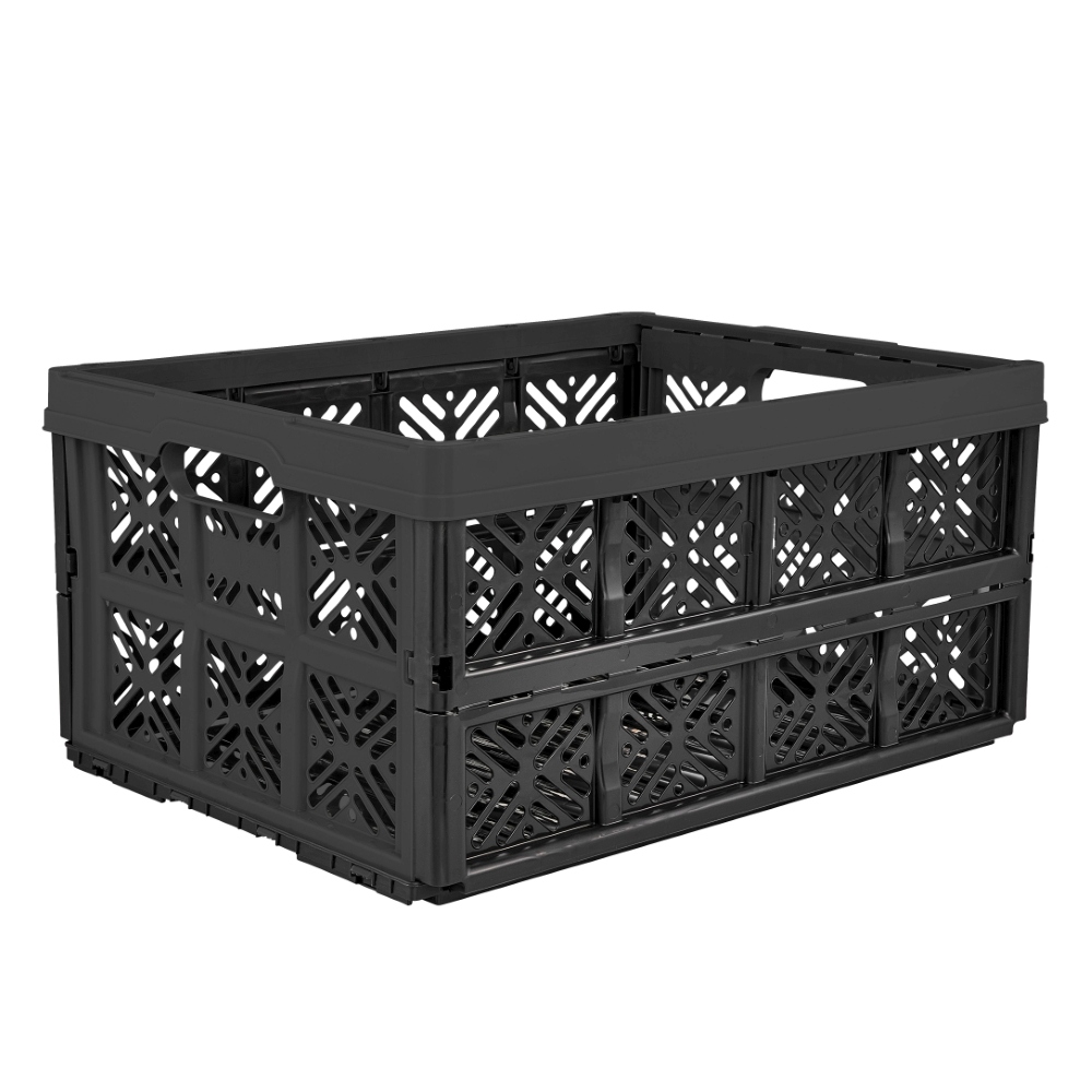 IDA KOSZ SKŁADANY 48X35X23CM 32L CZARNY (10224)