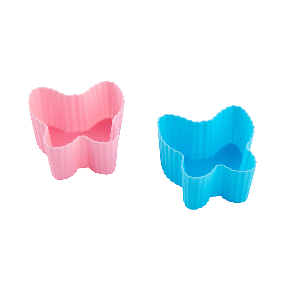 KPL. 6 FOREMEK SILIKONOWYCH DO PIECZENIA DEK. MOTYL 5X3 CM