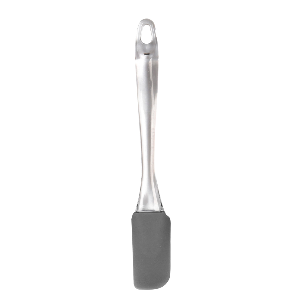Silicon spatula with acrilic handle