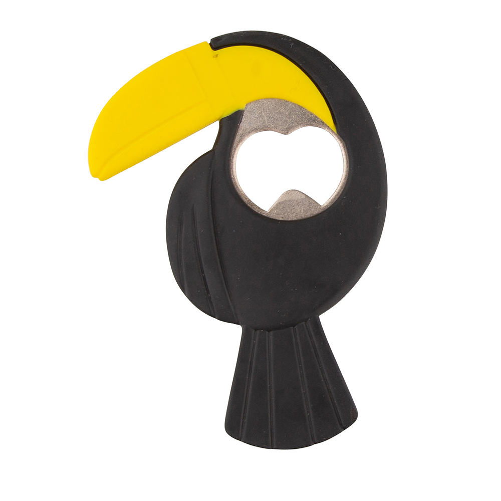 Bottle opener 7,5x11x0,5 cm toucan