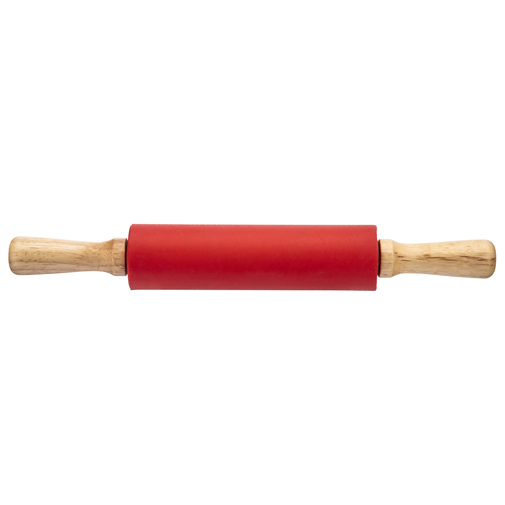 Rolling pin 37 cm red