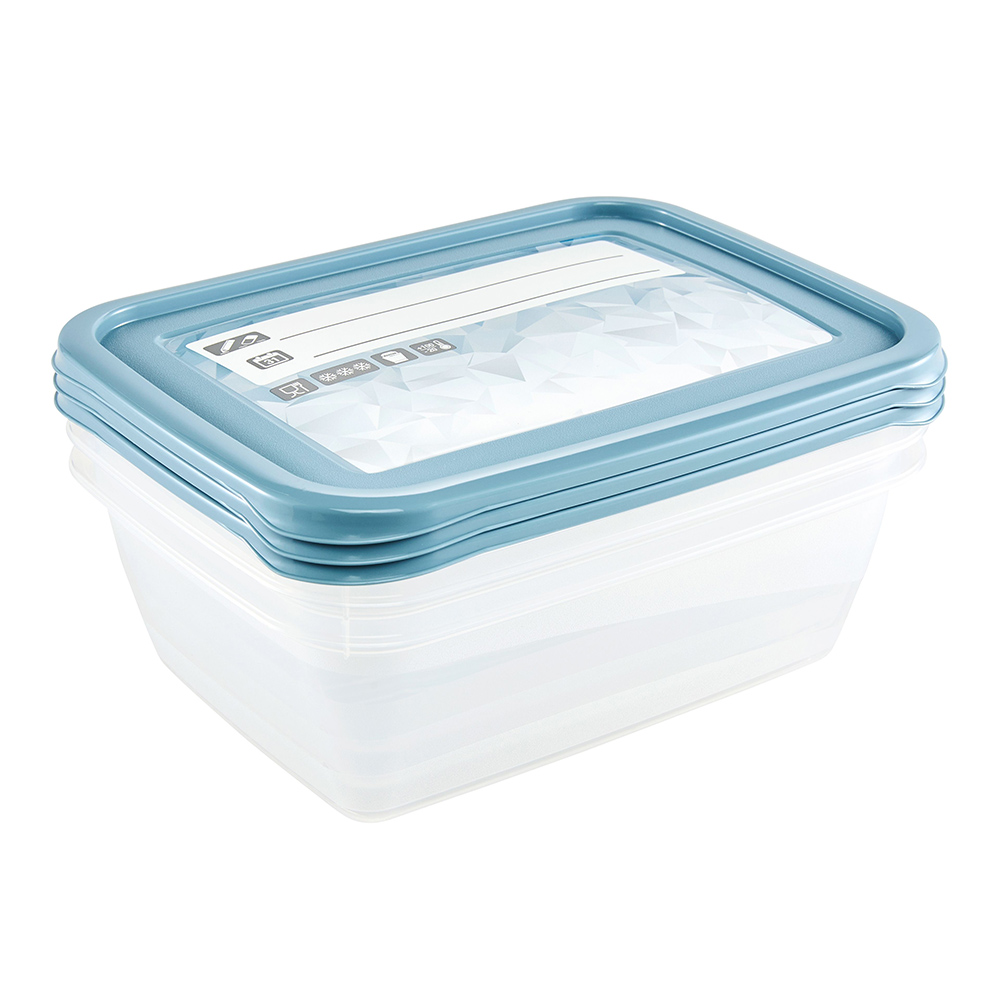 Mia magic ice set of 3 containers, 3x1.25L, with reusable label
