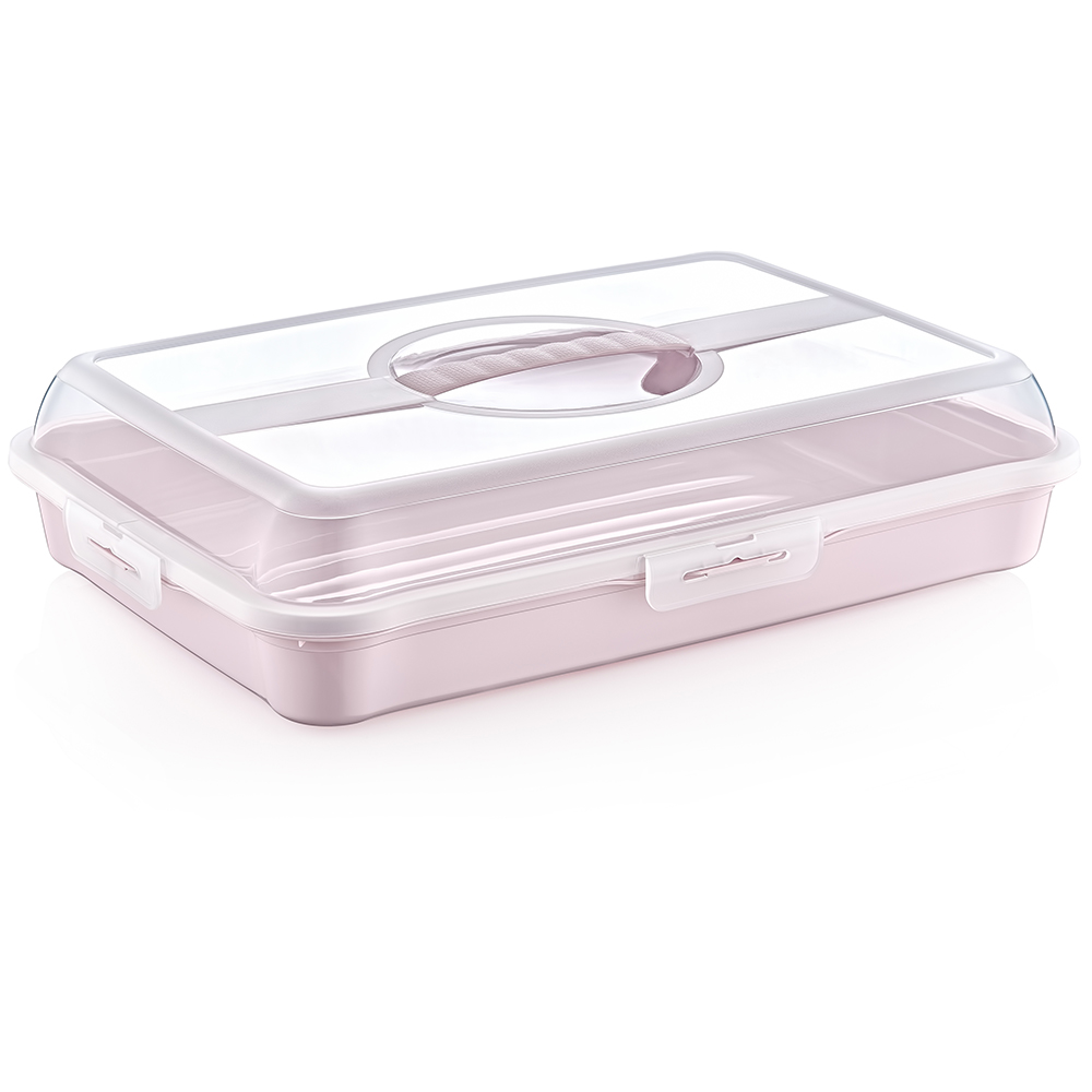 Cake container party-butler 43x29,5x10,5 cm nordic pink