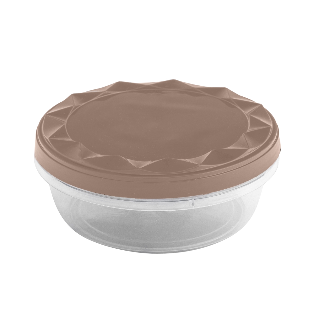 POJEMNIK Z  ZAKRĘCANĄ POKRYWĄ 0,3L TAUPE