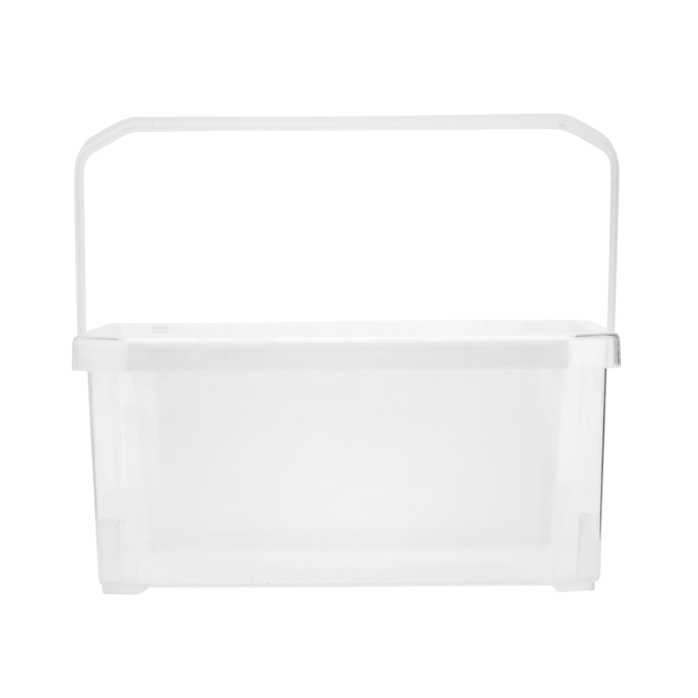 POJEMNIK PRZEZROCZYSTY Z POKRYWĄ I UCHWYTEM 23,5X17,5X11CM 3L