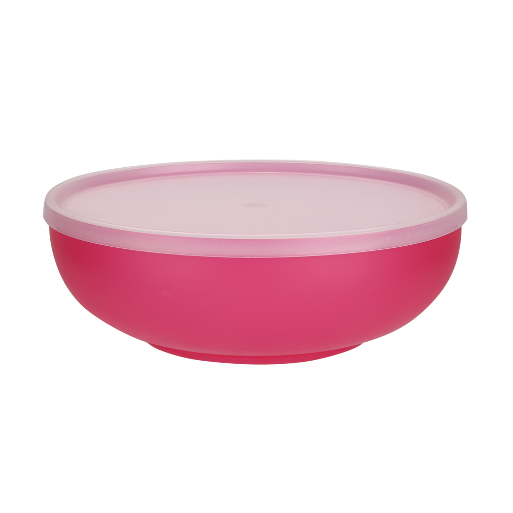 Big bowl with lid 22cm 1,85l red (219)