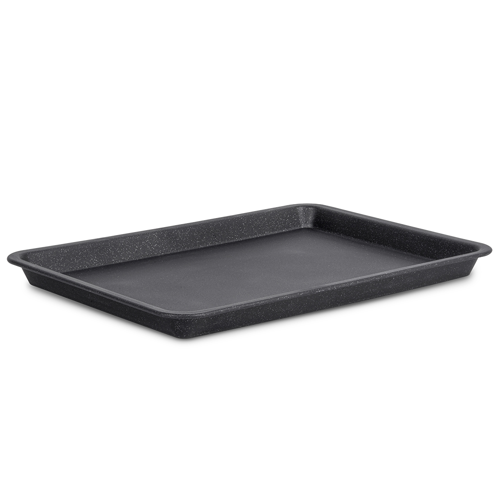Black plastic tray