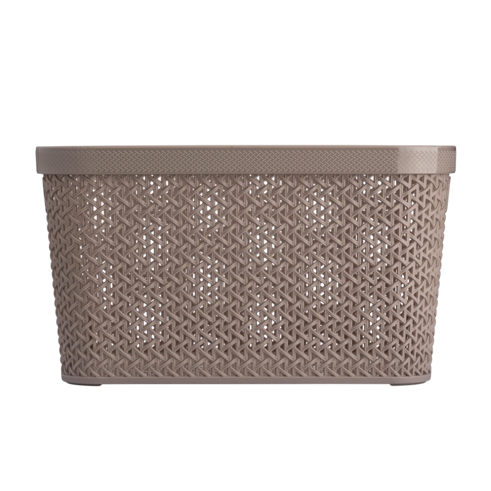 KOSZYK 27,5X22,5X14,5CM 7L TAUPE