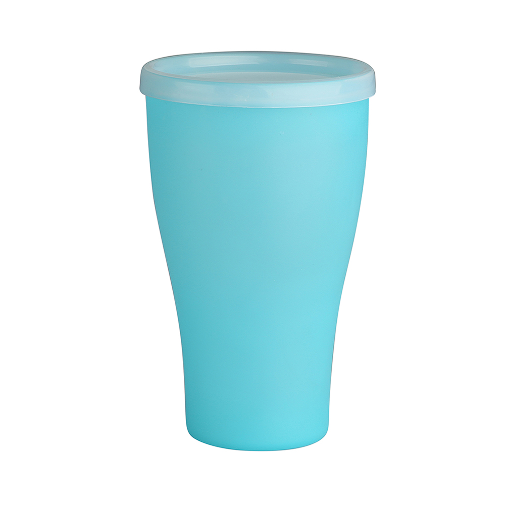 Mug with lid 500 ml turquoise