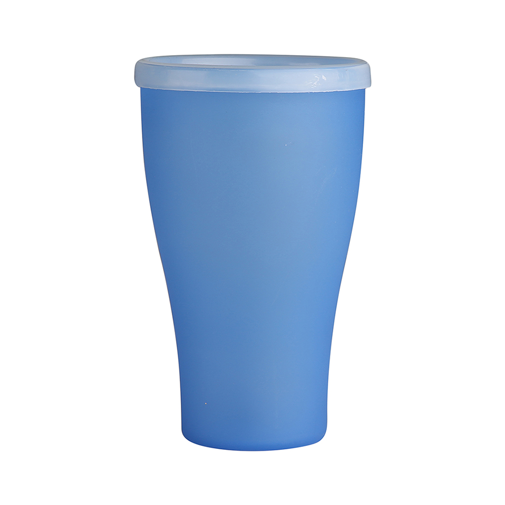 Mug with lid 500 ml blue