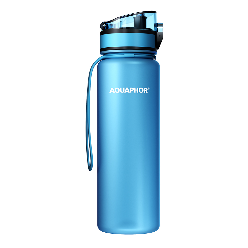 Aquaphor City filter bottle, light blue
