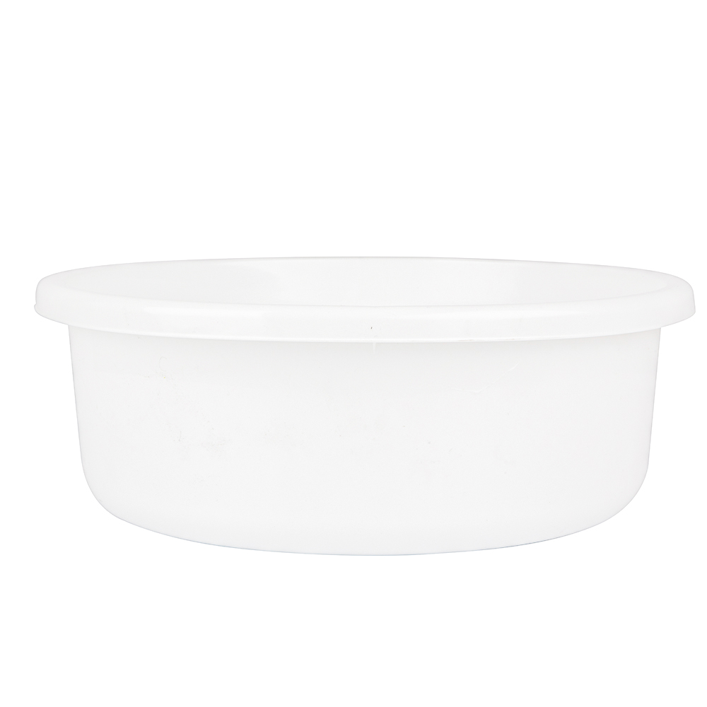 Miska łazienkowa plastikowa okrągła Bentom Classic 46 cm / 20 l Biały