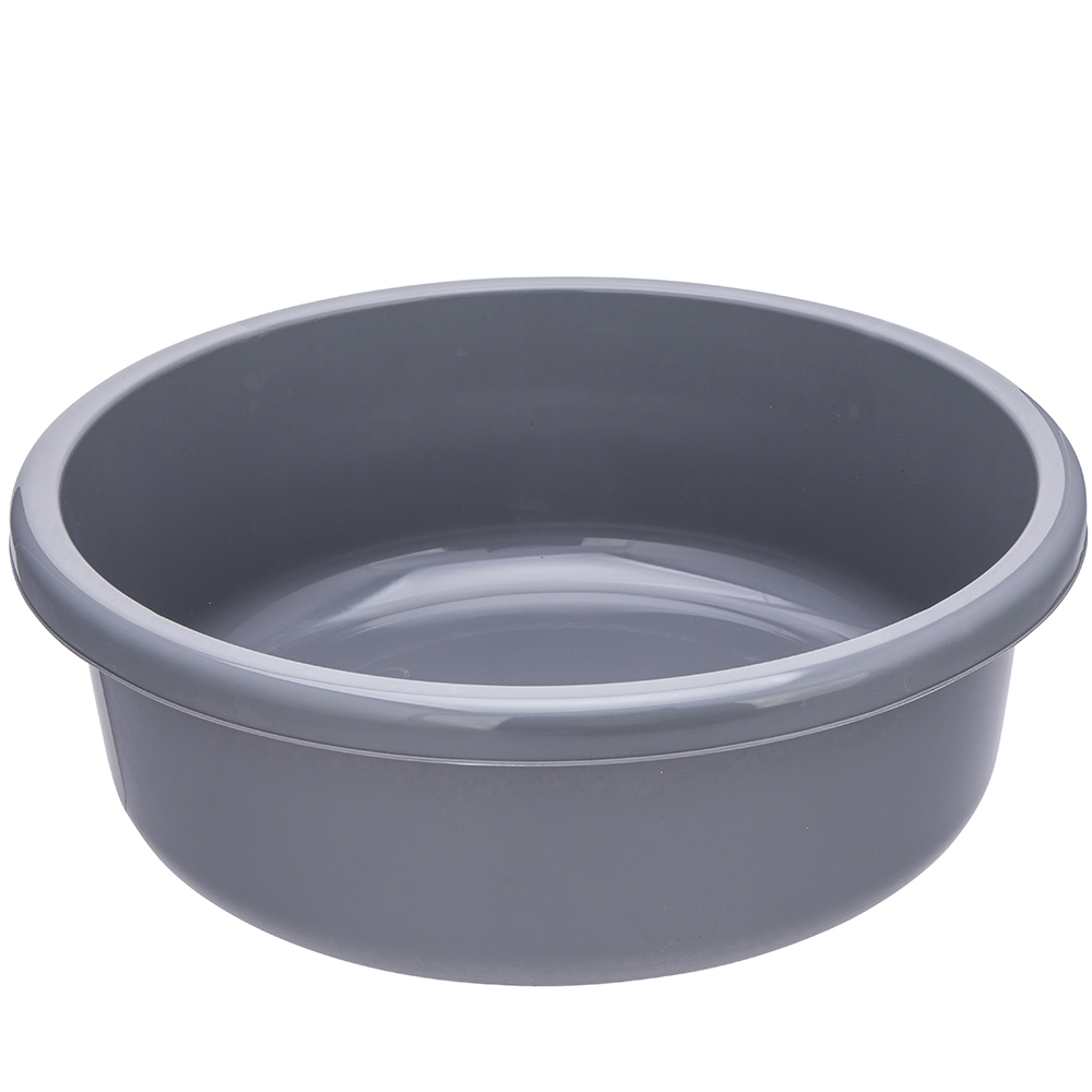 Round bowl 46 cm 20 L gray