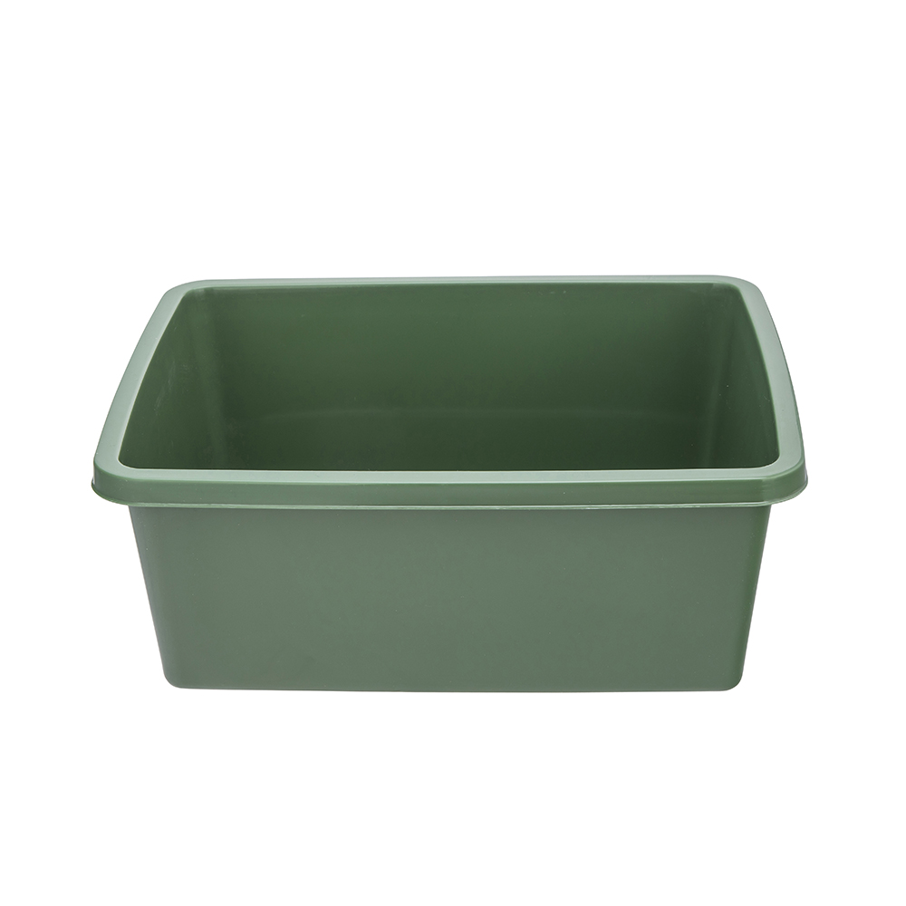 Rectangular bowl 33,7x26,8 cm 8 L green