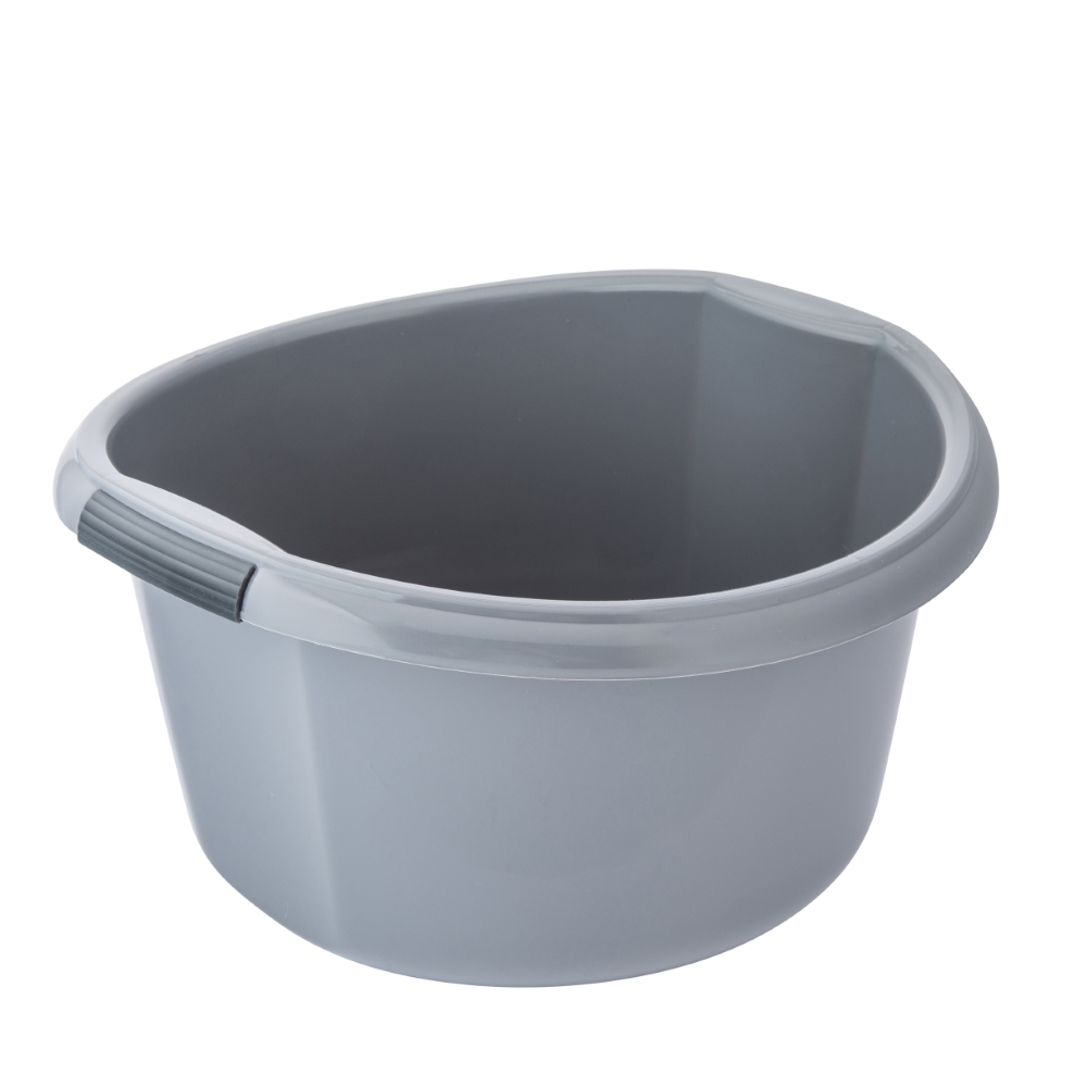 MISKA GŁĘBOKA 25L SZARY