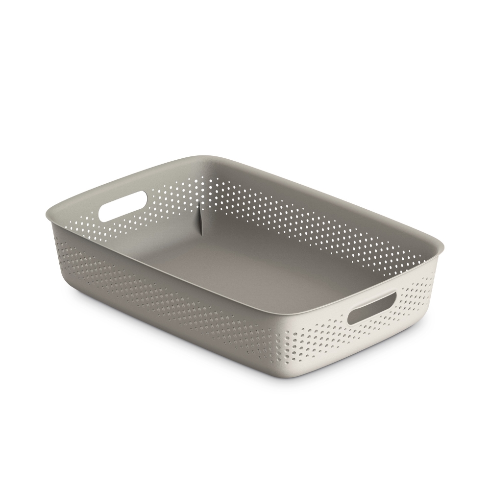 OPENSTORE POJEMNIK 58X39X13 CM 23,5L BEŻOWY (5710)