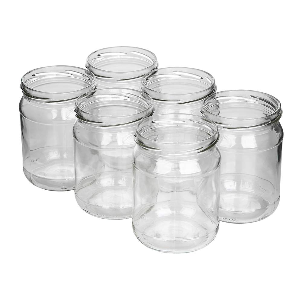 Set of 6 jars to-520