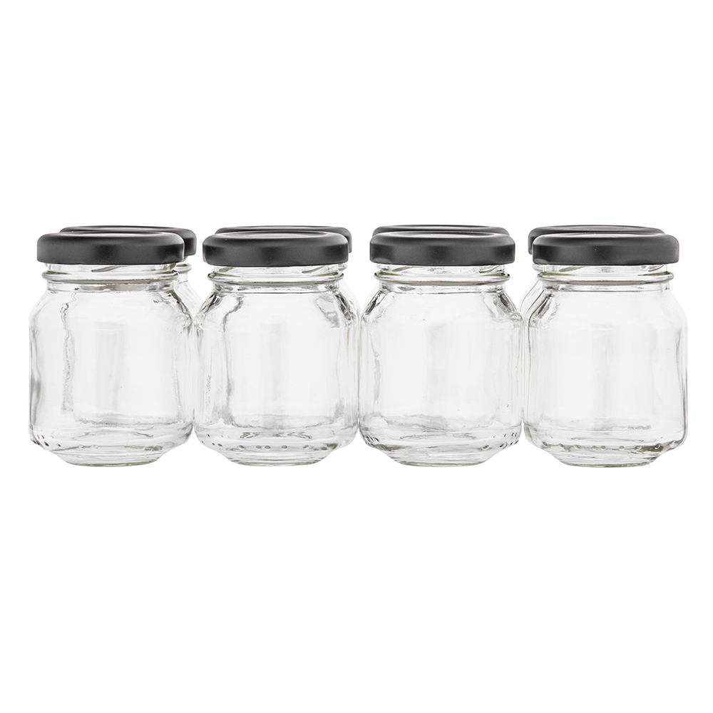 Set of 8 jars 85ml + cap fi 43