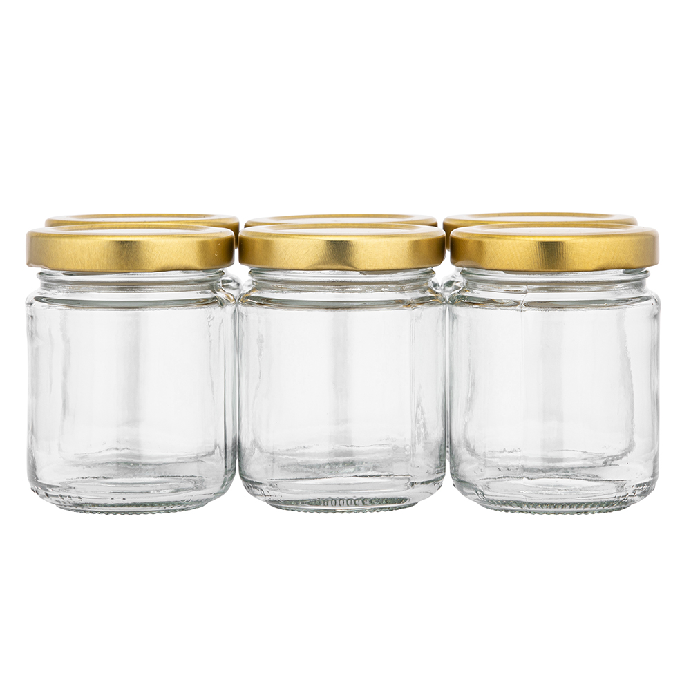 Set of 6 jars 135ml + cap fi 53