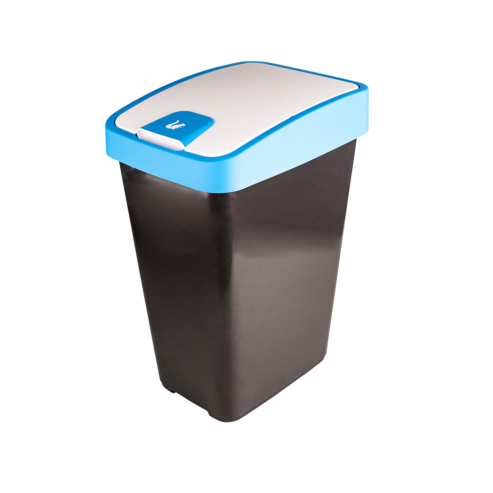 magne waste bin with flip lid 10l