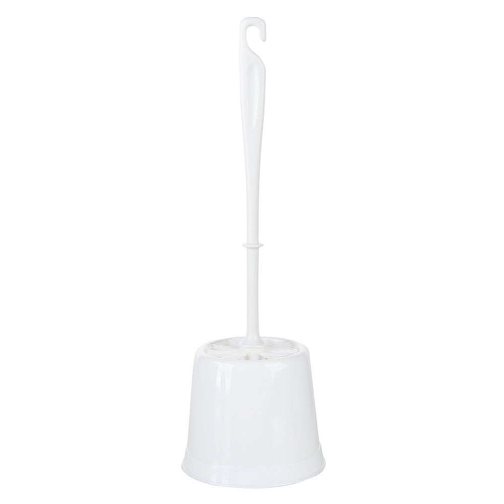 Szczotka do czyszczenia toalet / WC Bentom Jin Standard biały, komplet