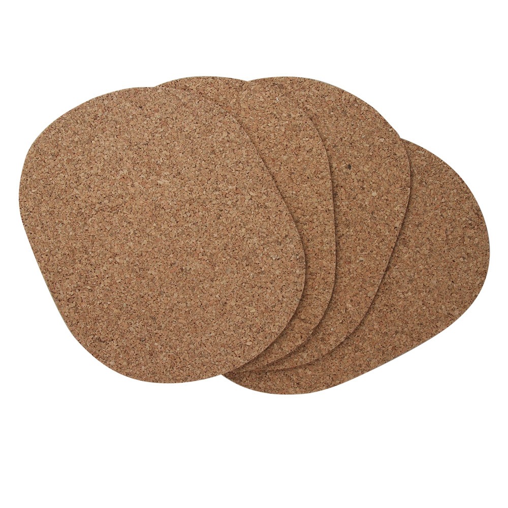 cpl. 4 oval washers 40x29cm made of natural cork