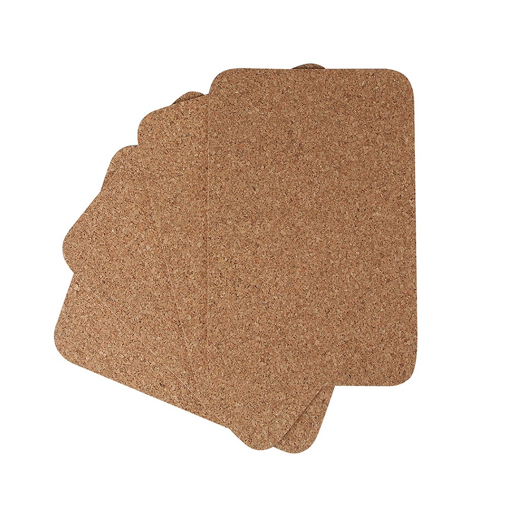cpl. 4 rectangular pads 25x35cm made of natural cork