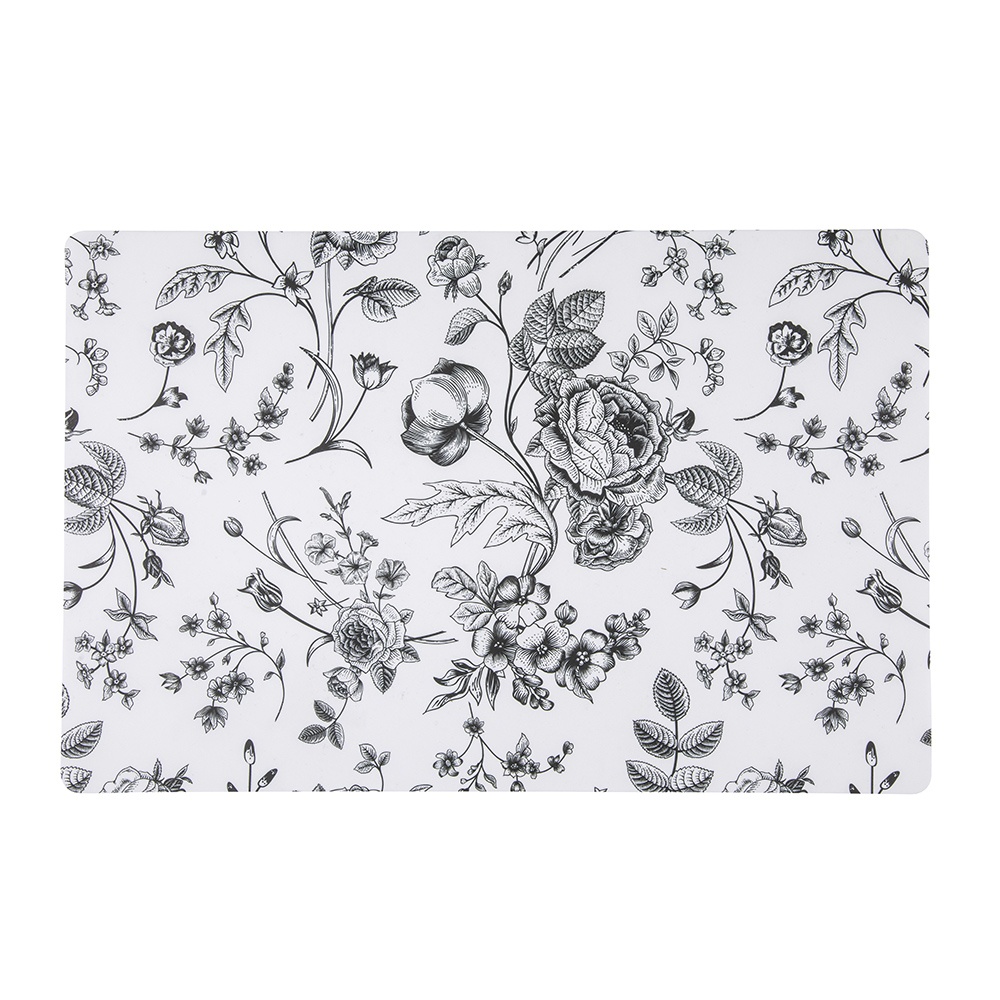 MATA STOŁOWA 28X43 CM DEK. SEPIA FLOWERS
